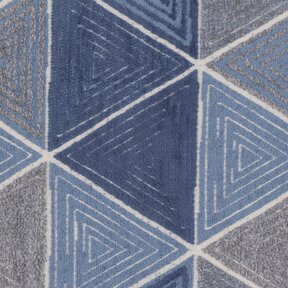 Picture of Triangle Denim upholstery fabric.
