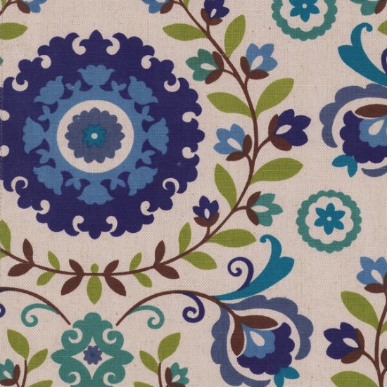 Picture of Veronica Cobalt upholstery fabric.