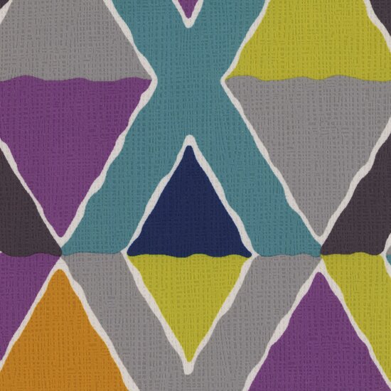 Picture of Xeta Indigo upholstery fabric.