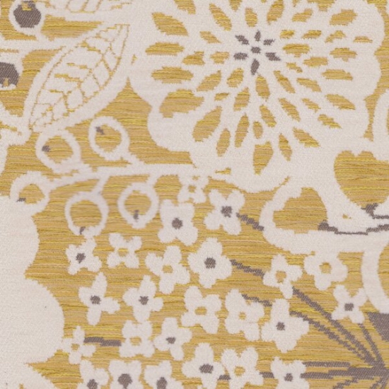 Picture of Flora Sun upholstery fabric.