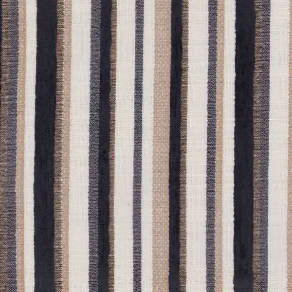 Picture of Kalami Onyx upholstery fabric.