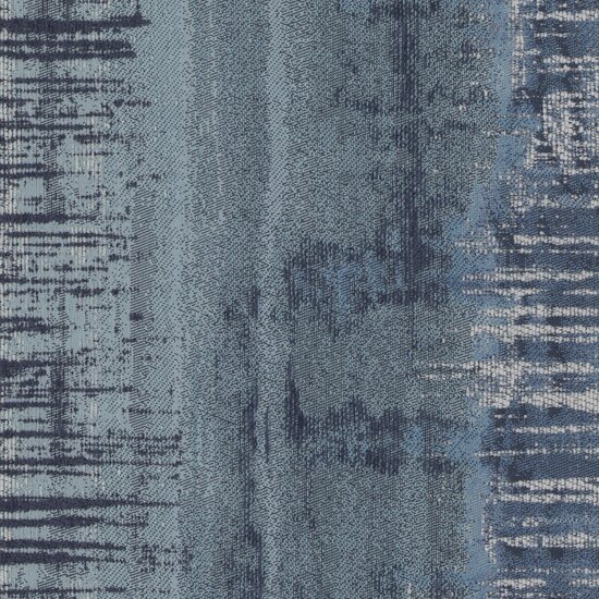 Picture of Landmark Blue upholstery fabric.