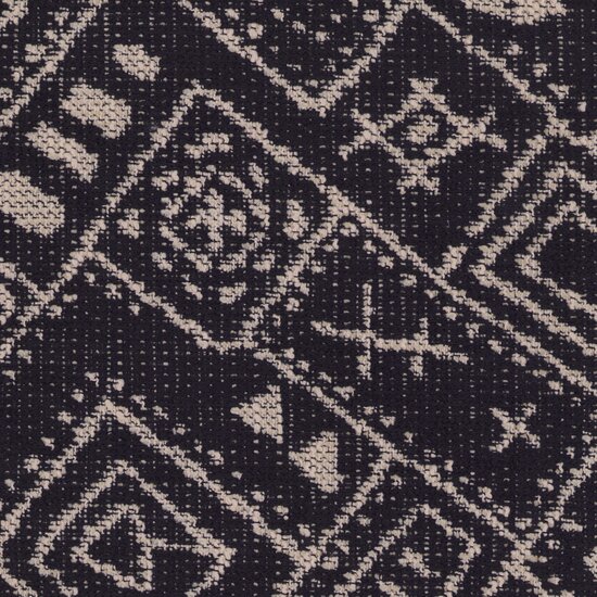 Picture of Nia Black upholstery fabric.