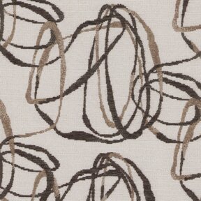 Picture of Scribble Café upholstery fabric.