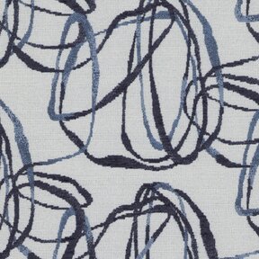 Picture of Scribble Navy upholstery fabric.