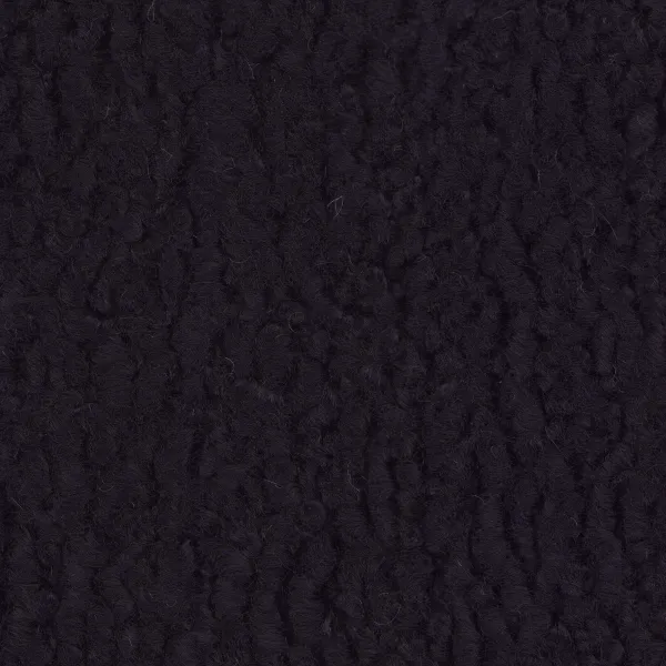 Sheepskin Black upholstery fabric in Black