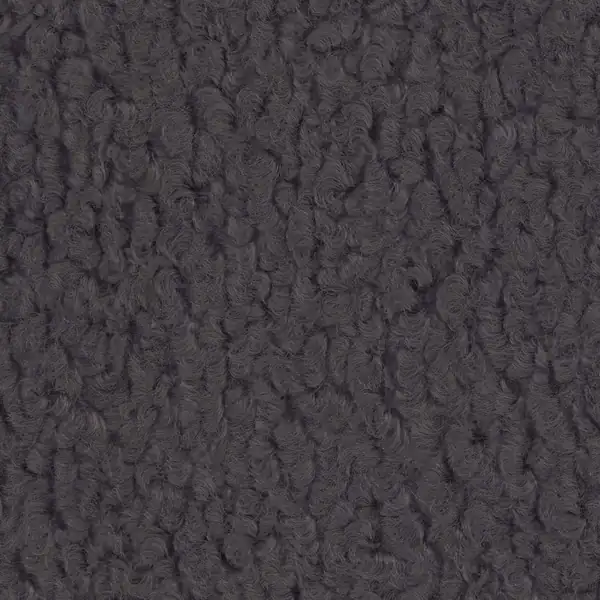 Picture of Sheepskin Charcoal upholstery fabric.