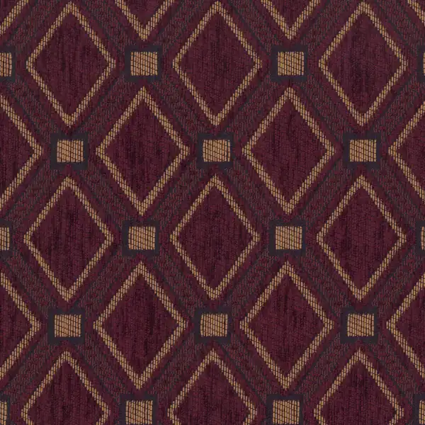 Picture of Marisol Cabernet upholstery fabric.