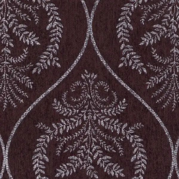 Picture of Valentino Brown upholstery fabric.