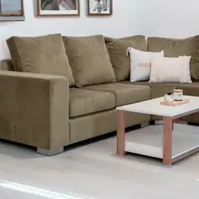Bella Coffee upholstered sofa
