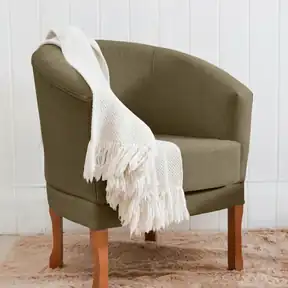 Bella Coffee upholstered chair