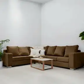 Bella Cognac upholstered sofa