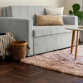 Bella Grey upholstered sofa