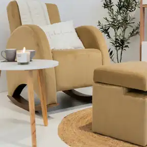 Bella Honey upholstered chair