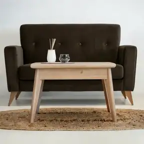 Bella Mocha upholstered sofa