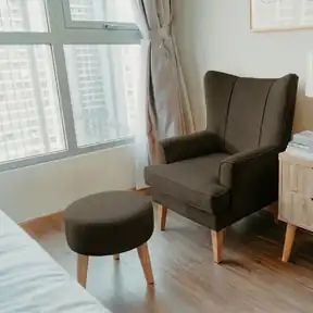 Bella Mocha upholstered chair