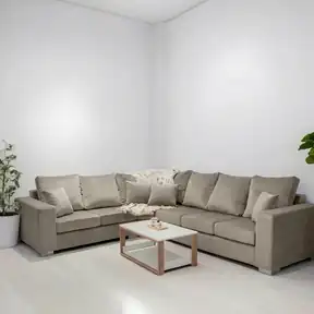 Bella Pearl upholstered sofa