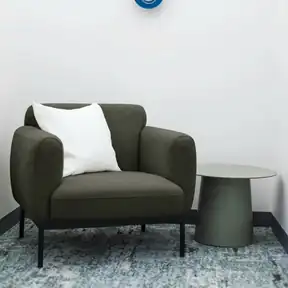 Bella Pewter upholstered chair