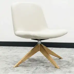 Bella White upholstered chair
