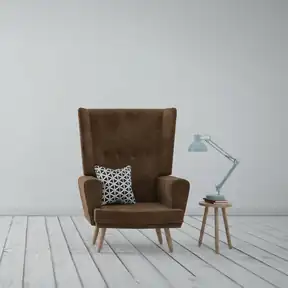 Passion Suede Camel upholstered chair