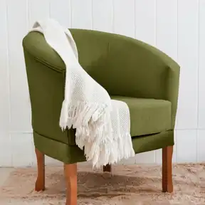 Bella Apple upholstered chair