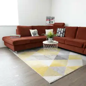 Bella Coral upholstered sofa