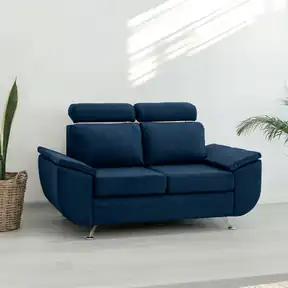Bella Navy upholstered sofa