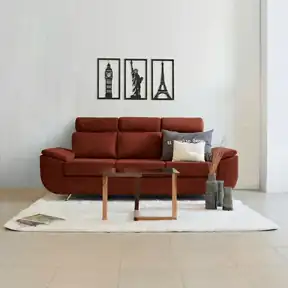 Bella Rouge upholstered sofa