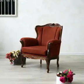 Bella Rouge upholstered chair