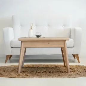 Klein White upholstered sofa