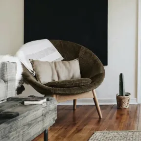 Navarro Toffee upholstered chair