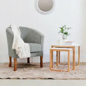 Navarro Oyster upholstered chair