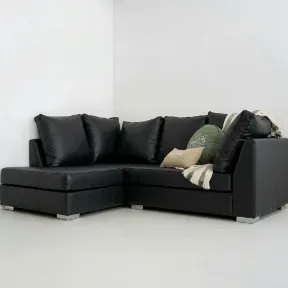 Rodeo Black upholstered sofa