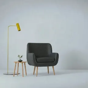 Rodeo Black upholstered chair