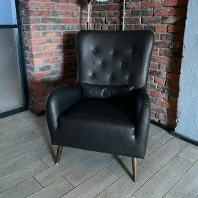 Renegade Black upholstered chair