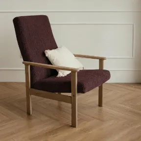 Sinbad Wine upholstered chair