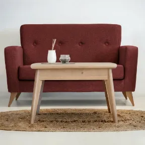 Barcelona Cinnabar upholstered sofa