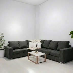 Barcelona Charcoal upholstered sofa