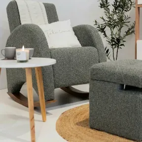 Milkyway Silver upholstered chair