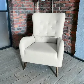 Cape Cod Washed White upholstered chair