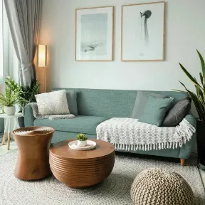 Bennett Vapor upholstered sofa