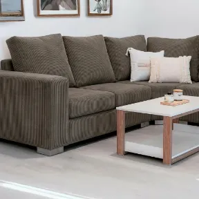 Memphis Mocha upholstered sofa