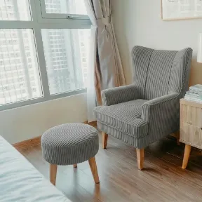 Memphis Fog upholstered chair