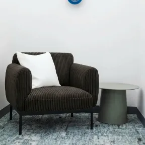 Memphis Chocolate upholstered chair