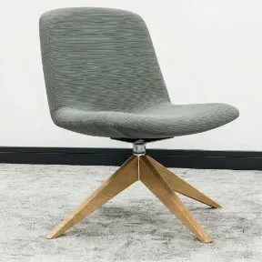 Empire Steel upholstered chair