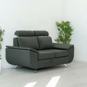 Empire Charcoal upholstered sofa