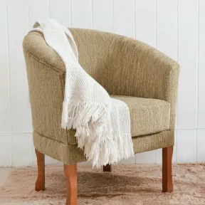 Barcelona Cream upholstered chair