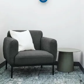 Dakota Smoke upholstered chair