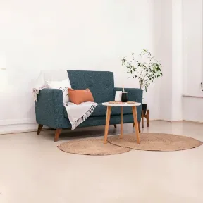 Avenger Denim upholstered sofa