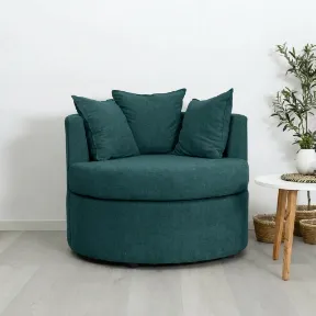 Sensation Turquoise upholstered chair
